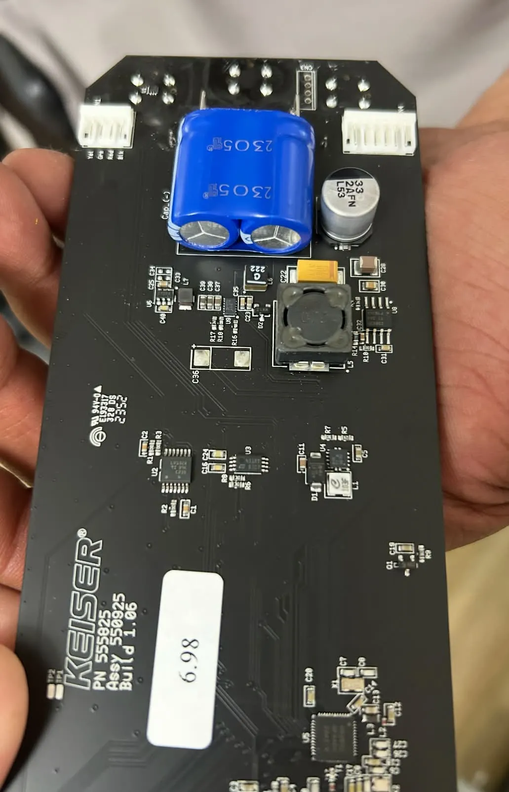 Keiser control board — component-level repair