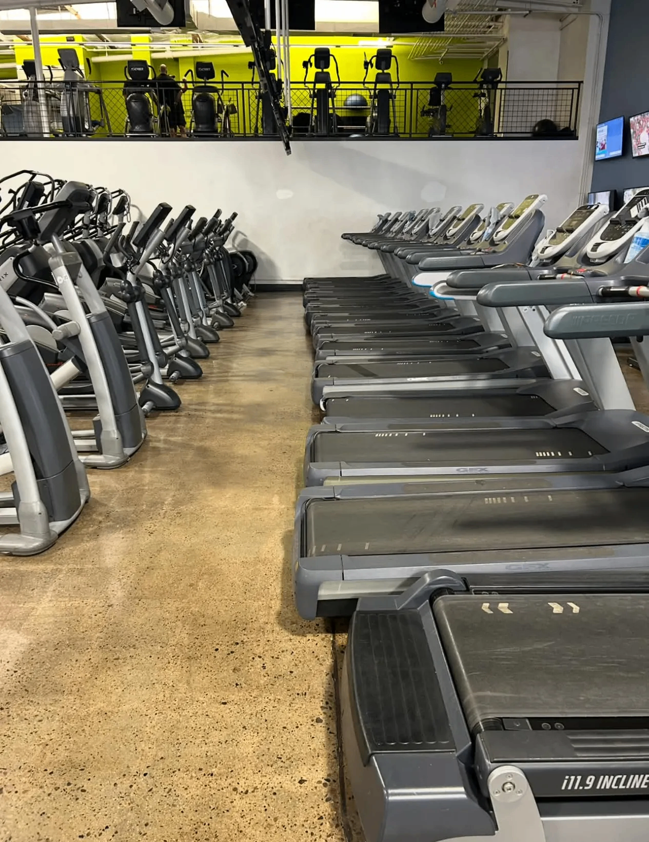 Full commercial cardio line, tuned up