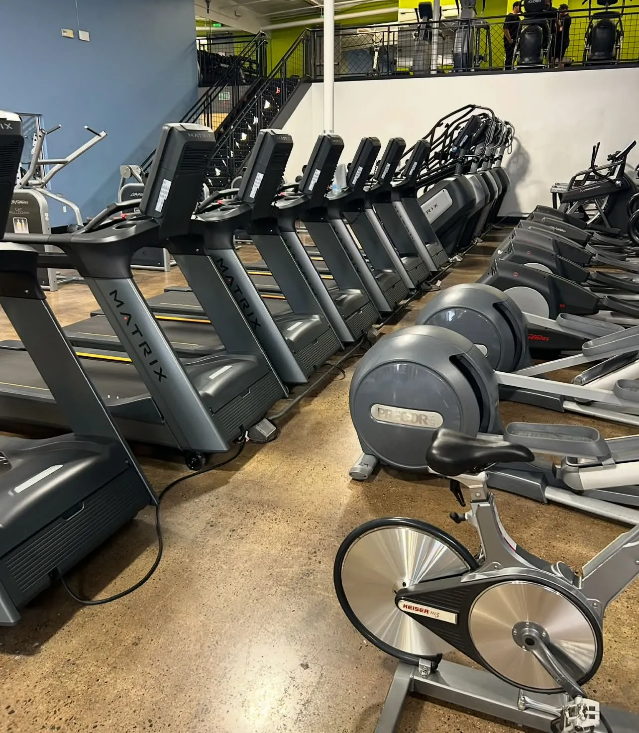 Matrix treadmill row — preventative maintenance
